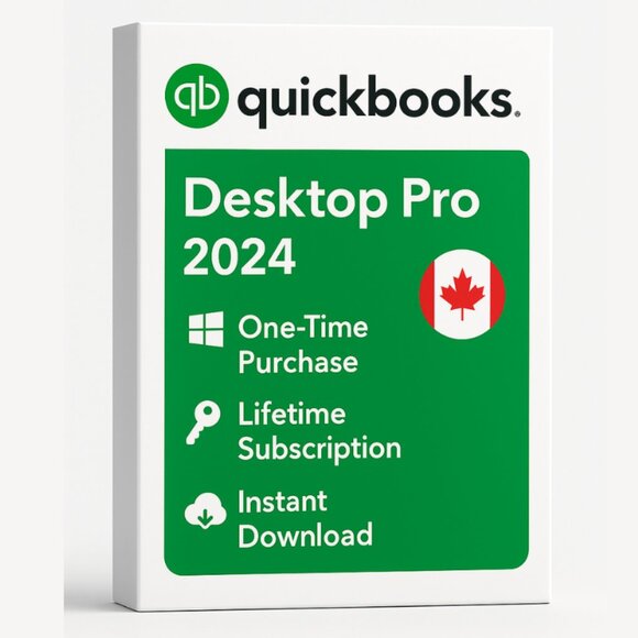 Intuit QuickBooks Desktop Pro 2024 Lifetime Subscription CA - Picture 1 of 2